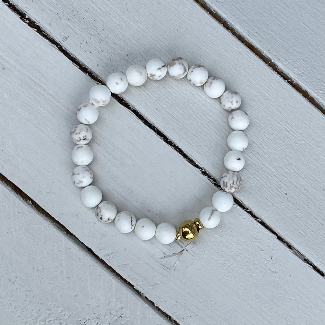 Armband - howlite