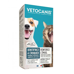 Tandtabletter för katter och små hundar, Vetocanis