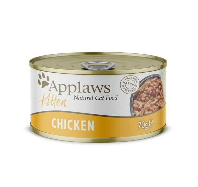 * Applaws Kitten blötmat, Chicken, 24 x 70 gr. *
