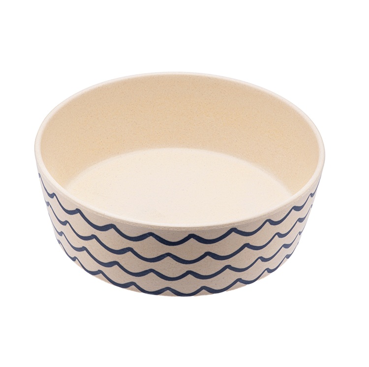 Beco Classic Bamboo Bowl, Ocean Waves