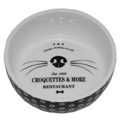Keramikskål Katt Croquette