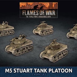 M5 Stuart Light Tank Platoon (Plastic)