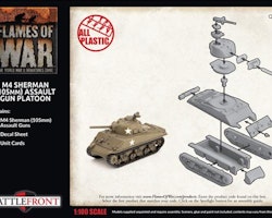 M4 Sherman (105mm) Assault Gun Platoon (Plastic)