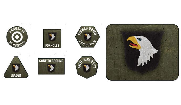 101st Airborne Division Tokens and Objectives