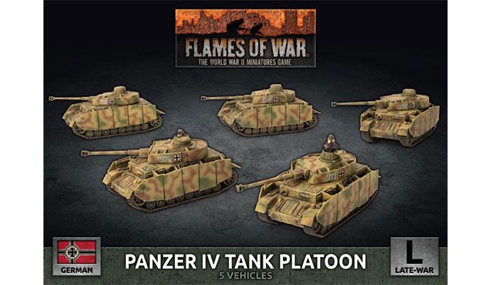 Panzer IV Tank Platoon (Plastic)