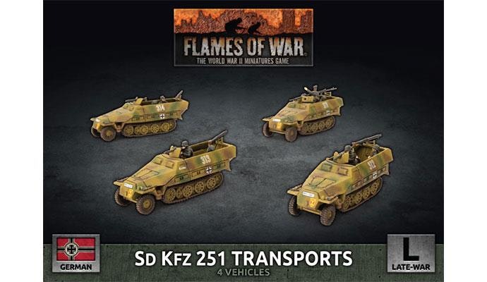 Sd Kfz 251 Transports (Plastic)