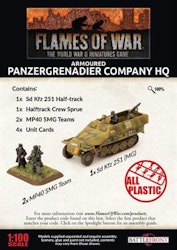 Armoured Panzergrenadier Company HQ (plastic)