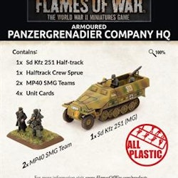 Armoured Panzergrenadier Company HQ (plastic)