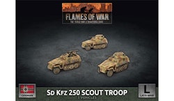 Sd Kfz 250 Scout Troop (Plastic)