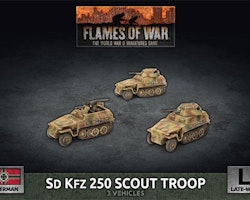 Sd Kfz 250 Scout Troop (Plastic)