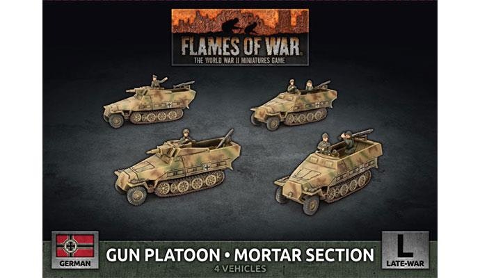 Gun Platoon / Mortar Section (x4 Plastic)