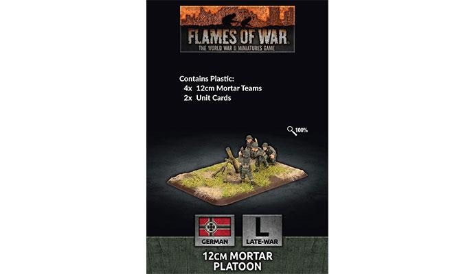 12cm Mortar Platoon (x4 Plastic)