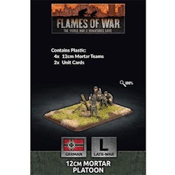 12cm Mortar Platoon (x4 Plastic)