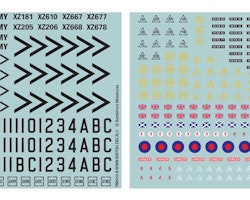 British Decal Set