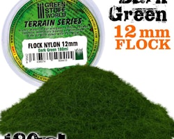 Static Grass Flock 12mm - Dark Green - 180 ml