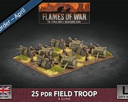 25 pdr Field Troop (Plastic)