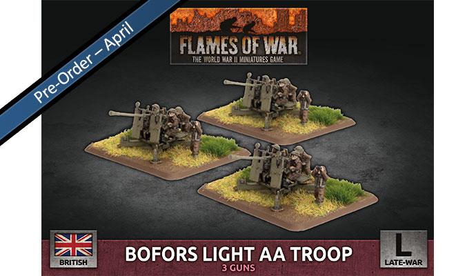 Bofors Light AA Troop (Plastic)