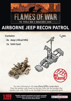 Airborne Jeep Recon Patrol (Plastic)