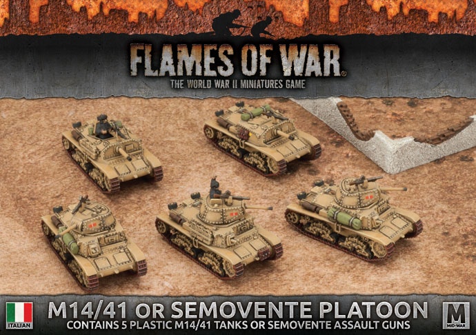 M14/41 or Semovente Platoon (Plastic)