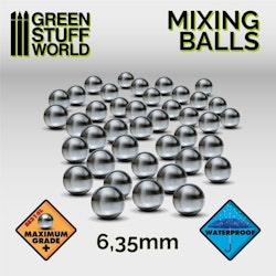 Mixing Paint Steel Bearing Balls in 6.35mm