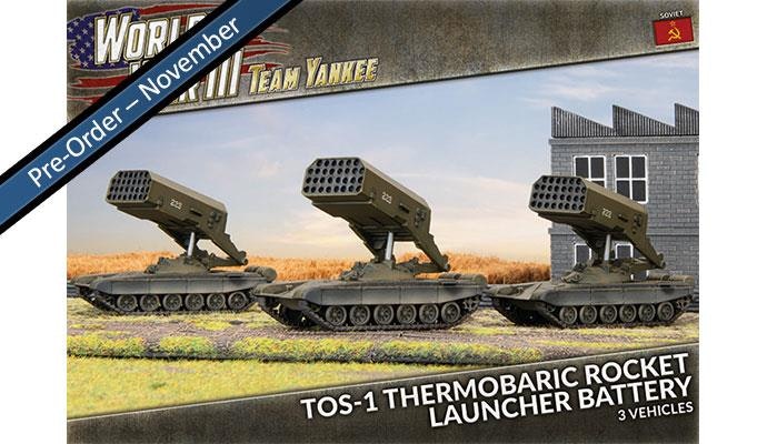 TOS-1 Thermobaric Rocket Launcher Battery