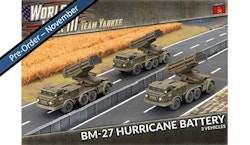 BM-27 Hurricane Rocket Launcher Battery