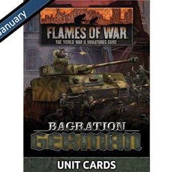 Bagration: German Unit Cards