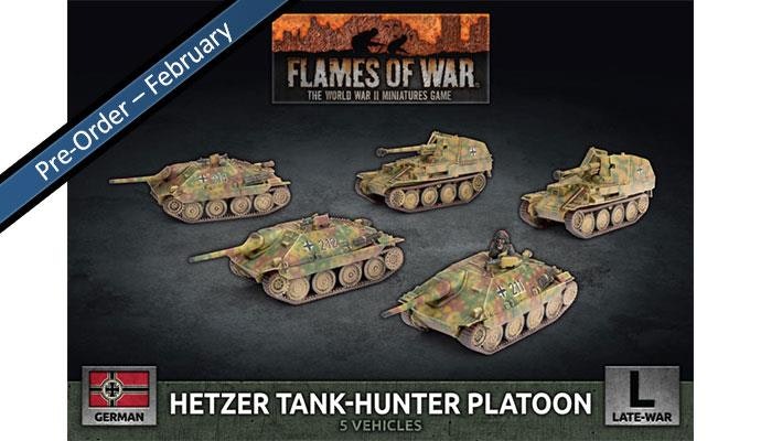 Hetzer Tank-Hunter Platoon (Plastic)