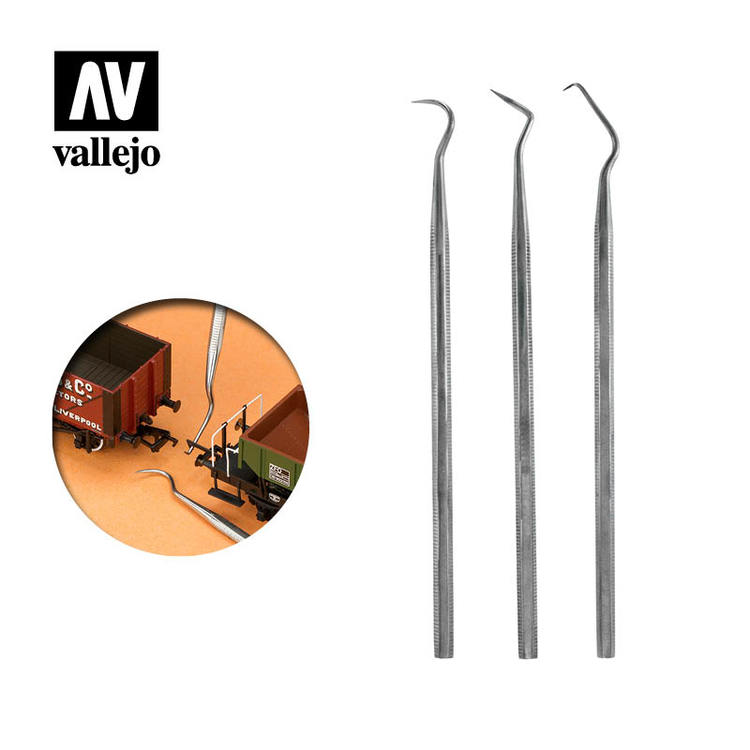Set of 3 Stainless Steel Probes