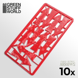 Charge and Retreat Arrows - Red