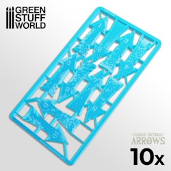 Charge and Retreat Arrows - Light Blue