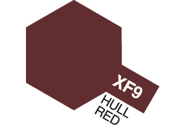 ACRYLIC MINI XF-9 HULL RED