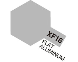 ACRYLIC MINI XF-16 FLAT ALUMINUM