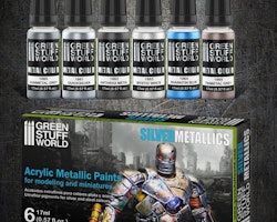 Metallic Paints Set - Silver