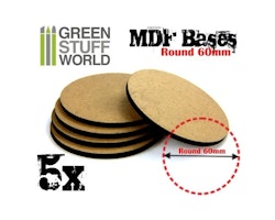MDF Bases - Round 60 mm