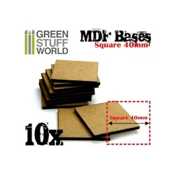 MDF Bases - Square 40 mm