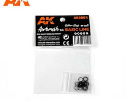 RUBBER RINGS (20 UNITS) FOR AK AIRBRUSH