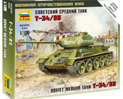 Soviet medium tank T-34/85 1/100
