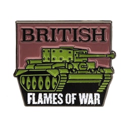 British Flames Of War War Collectors Pin