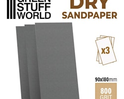 SandPaper 180x90mm - DRY 800 grit