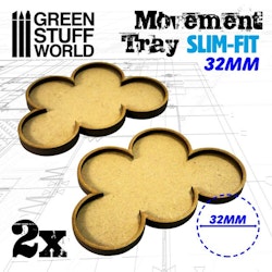 MDF Movement Trays 32mm x 5 - SLIM-FIT