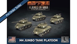 M4 Jumbo Platoon (x4 Plastic)