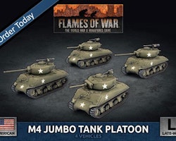 M4 Jumbo Platoon (x4 Plastic)