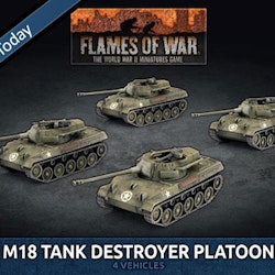 M18 Hellcat (76mm) Tank Destroyer Platoon (x4 Plastic)