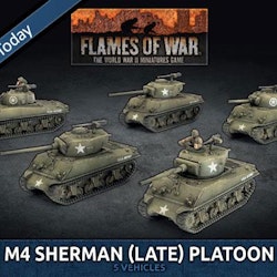 M4 Sherman (Late) Platoon (x5 Plastic)