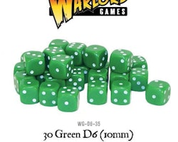 30 Green D6 (10mm)