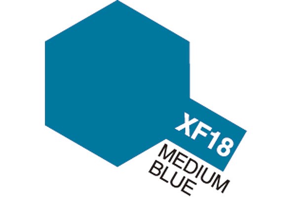 ACRYLIC MINI XF-18 MEDIUM BLUE