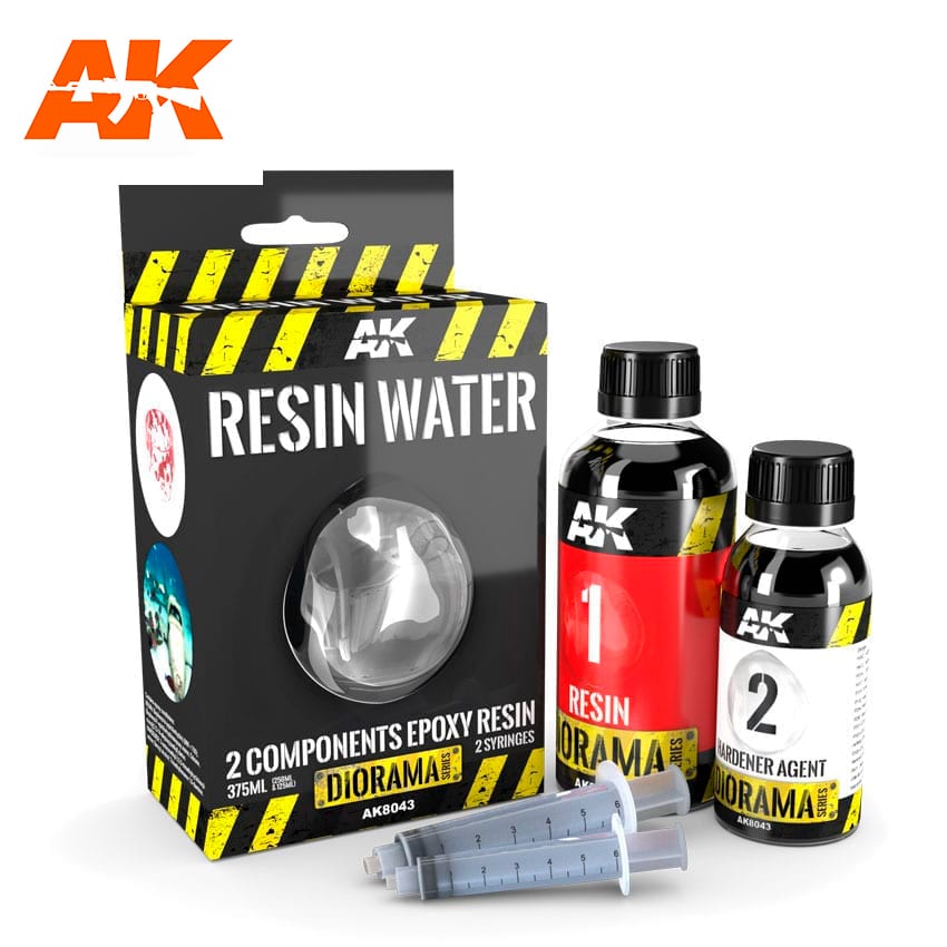 RESIN WATER 2 COMPONENTS EPOXY RESIN 375ML