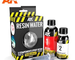 RESIN WATER 2 COMPONENTS EPOXY RESIN 375ML