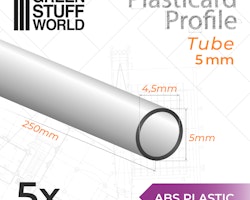 ABS Plasticard - Profile TUBE 5mm